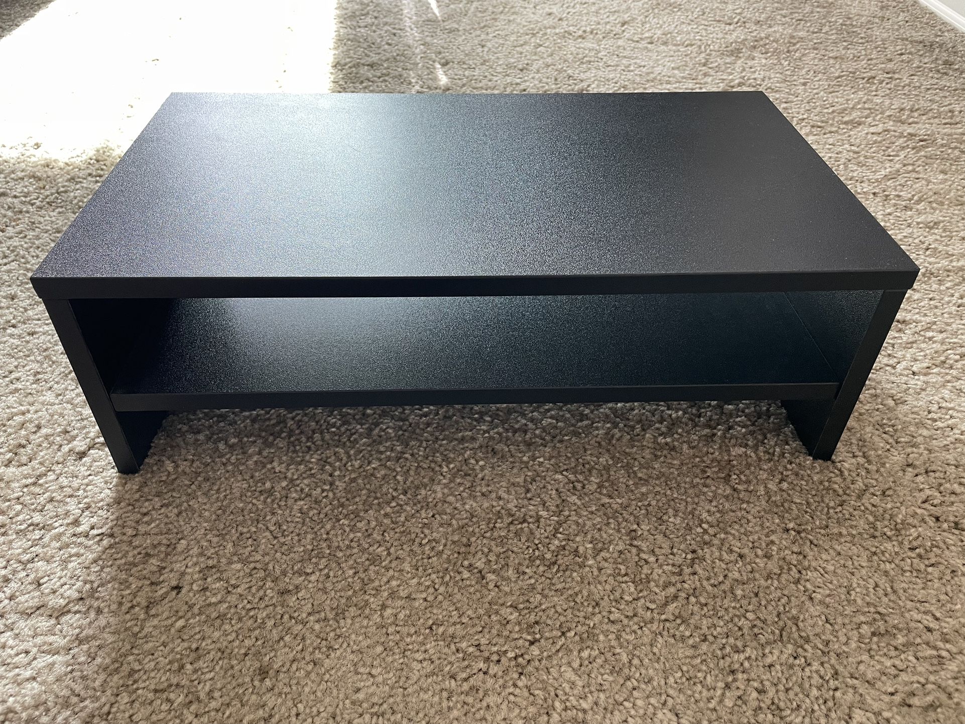 Small Black Desk Shelf
