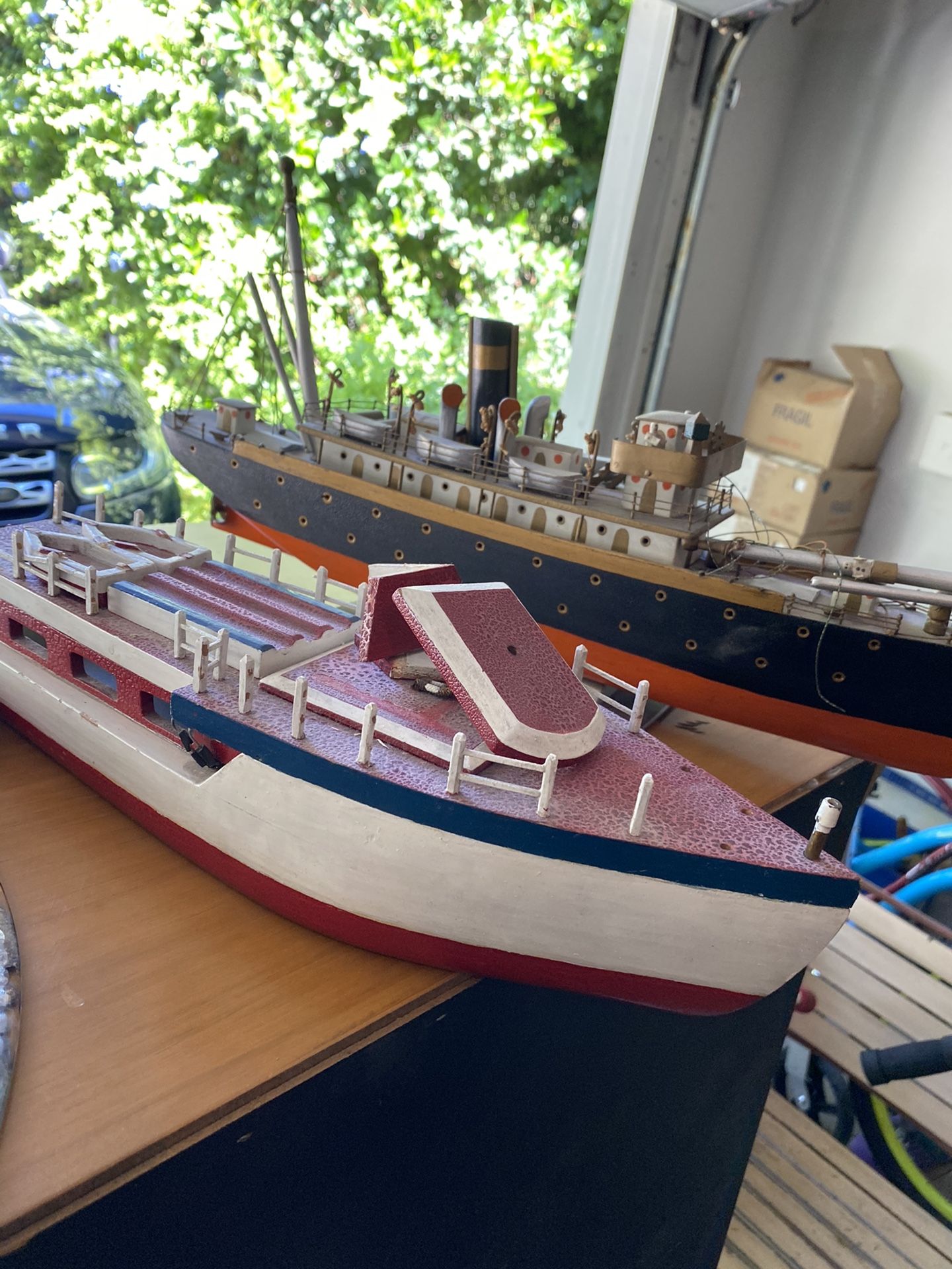 Vintage boats nautical