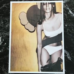 kaws tokion christy turlington poster for Sale in South San