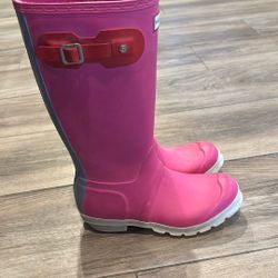 Women’s/girls Hunter rain boots Size 6