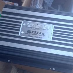 Kenwood KAC-729S car amplifier. 