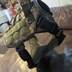 Camo Dog Harness 