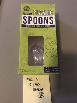 Plastic Spoons $1.25