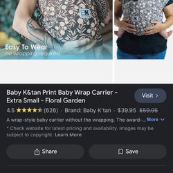 Baby K Tan Carrier 