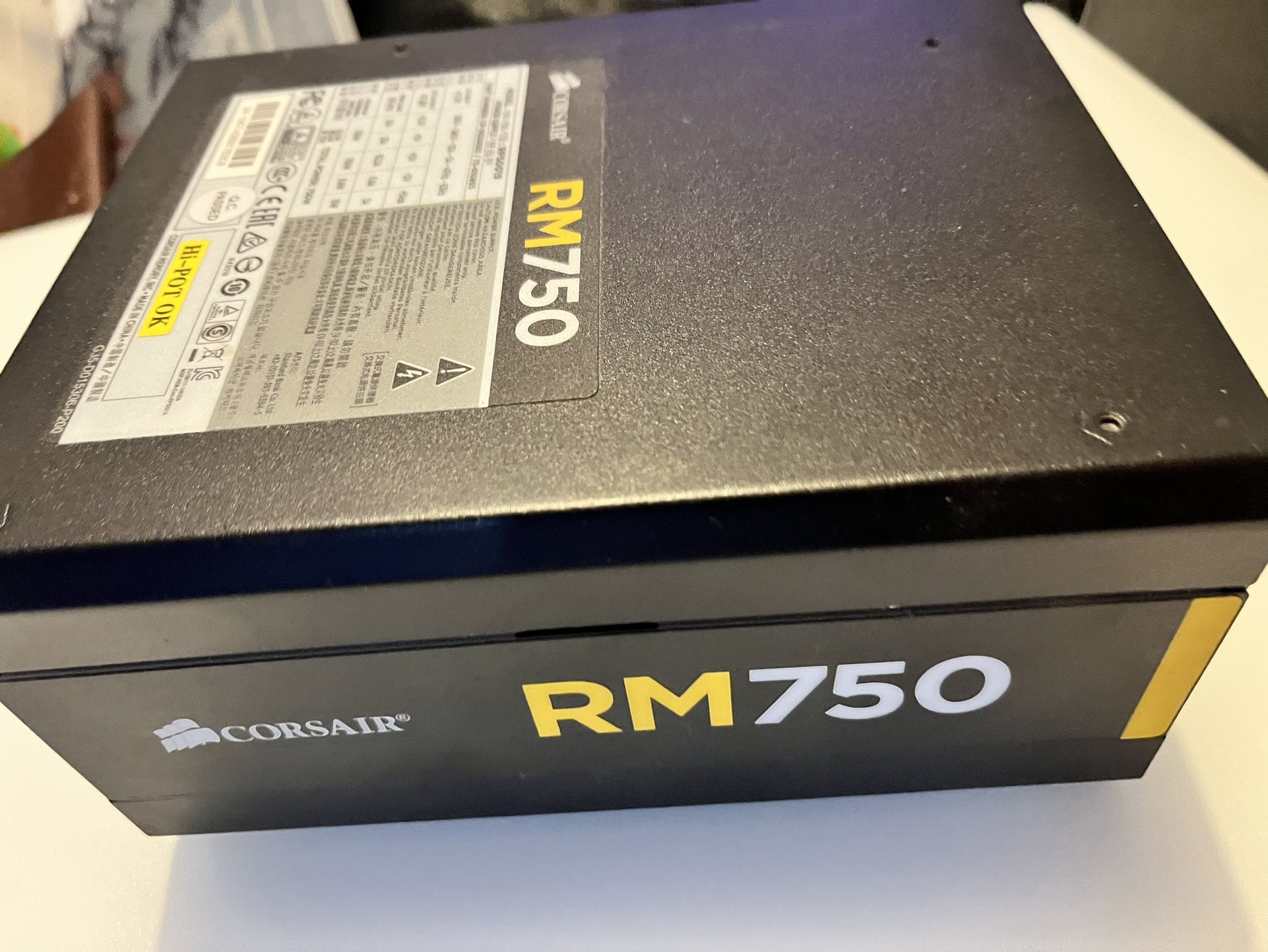 corsair 80+ gold rm750  watt psu