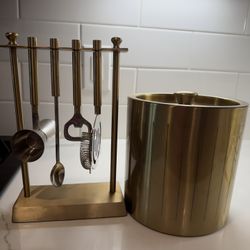 Gold Bar Tool Set + Ice Bucket (Must Sell Fast!)