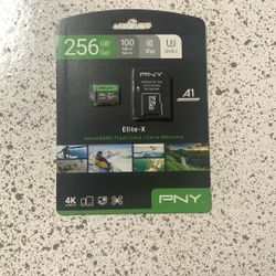 Pny 256 GB Elite-X MicroSDXC card