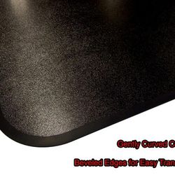 Black Desk Chair Mat - Brand New