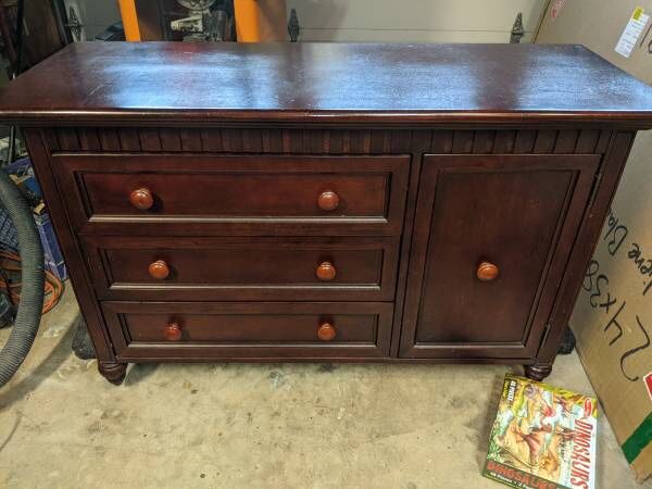 Wood Dresser Cherry Stain