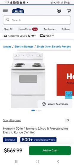 Brand new electric stove