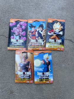 Dragon Ball z  TCG  Fusion World Story Booster 01 Packs x5