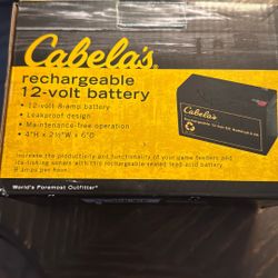Cabelas Rechargeable 12 Volt Battery