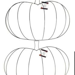 Pumpkin Metal Wreath Form