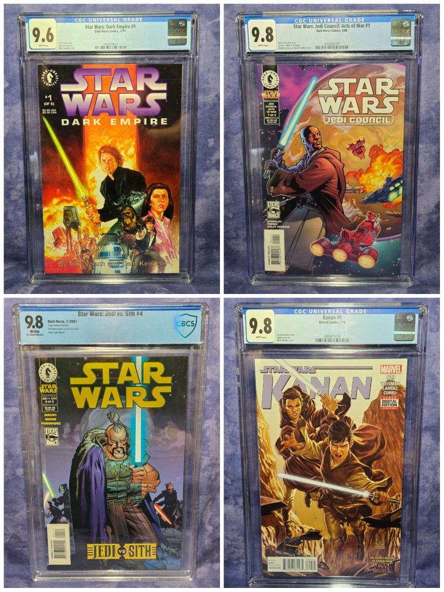 Star Wars Graded Comic Books • CGC / CBCS • Dark Horse & Marvel Comics