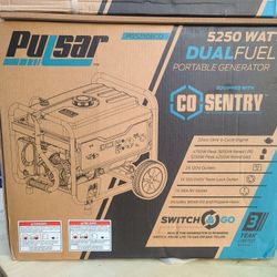 Pulsar
5250  Watt Dual-Fuel Gas & Propane with Recoil Start Portable Home Power Generator, CO Shutoff