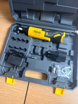 Cordless Electric Ratched Wrench 1 Battery Screws and Nuts New