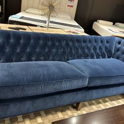 Blue sofa 