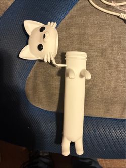 JOIE PACK OF 1 WHITE CAT FROZEN TREAT MAKERS PUSH POP SILICONE MOLDS NIP