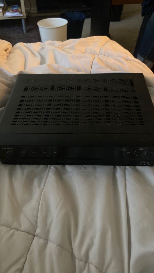 Cisco 8742HDC High Definition HD eSATA Cable Set Top Receiver Box No
