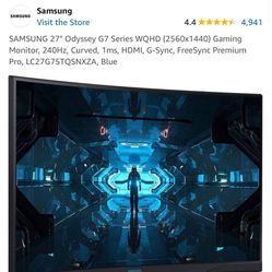 Samsung odyssey Gaming monitor