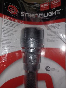Streamlight ProTac HL 5-X 2500 Lumens Light But 3500 Lumens With 18650 Batteries