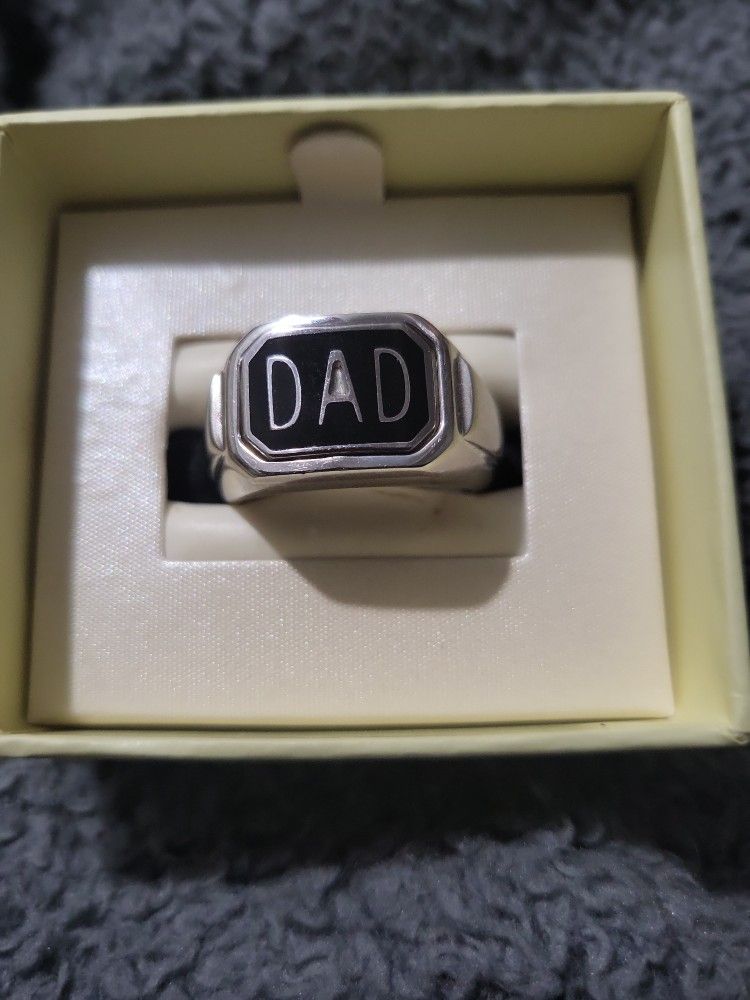 Dad Flip Ring Sz 9.5 Or 10