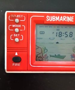 Vintage submarine handheld LCD console