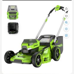 Cortadora greenworks 21" Mower SELF-PROPELLED RAZORCUT MULTI-BLADE CUTTING SYSTEM ULTRAPOWEX SOV 4