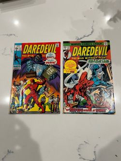 Daredevil # 71, VG, Heavy Creasing AND Daredevil 127, VG, Missing MVS Stamp