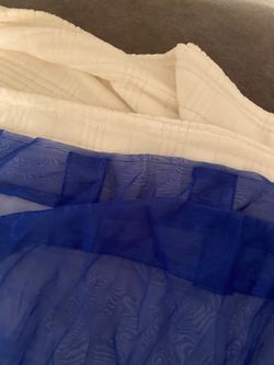 2 long IKEA curtain panels excellent condition