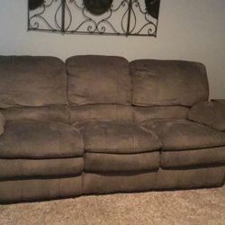 (2) Matching Sofa Recliners 