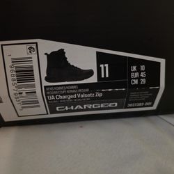 Mens Under Armour Charged Valsetz Zip Size 11 Brans New In Box 