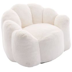 Brand New In The box -Bean Bag Chair for Adults, Floral Shaped Bean Bag Single Sofa, Ultra Soft Faux Fur Floor Sofa, Oversize Reading Chair for Living