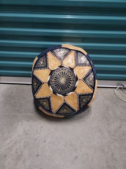Morroccan Leather Pillow 