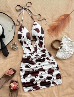 Cow print Sexy Dress (small)