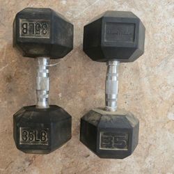 35 Lb Pair Of Weights