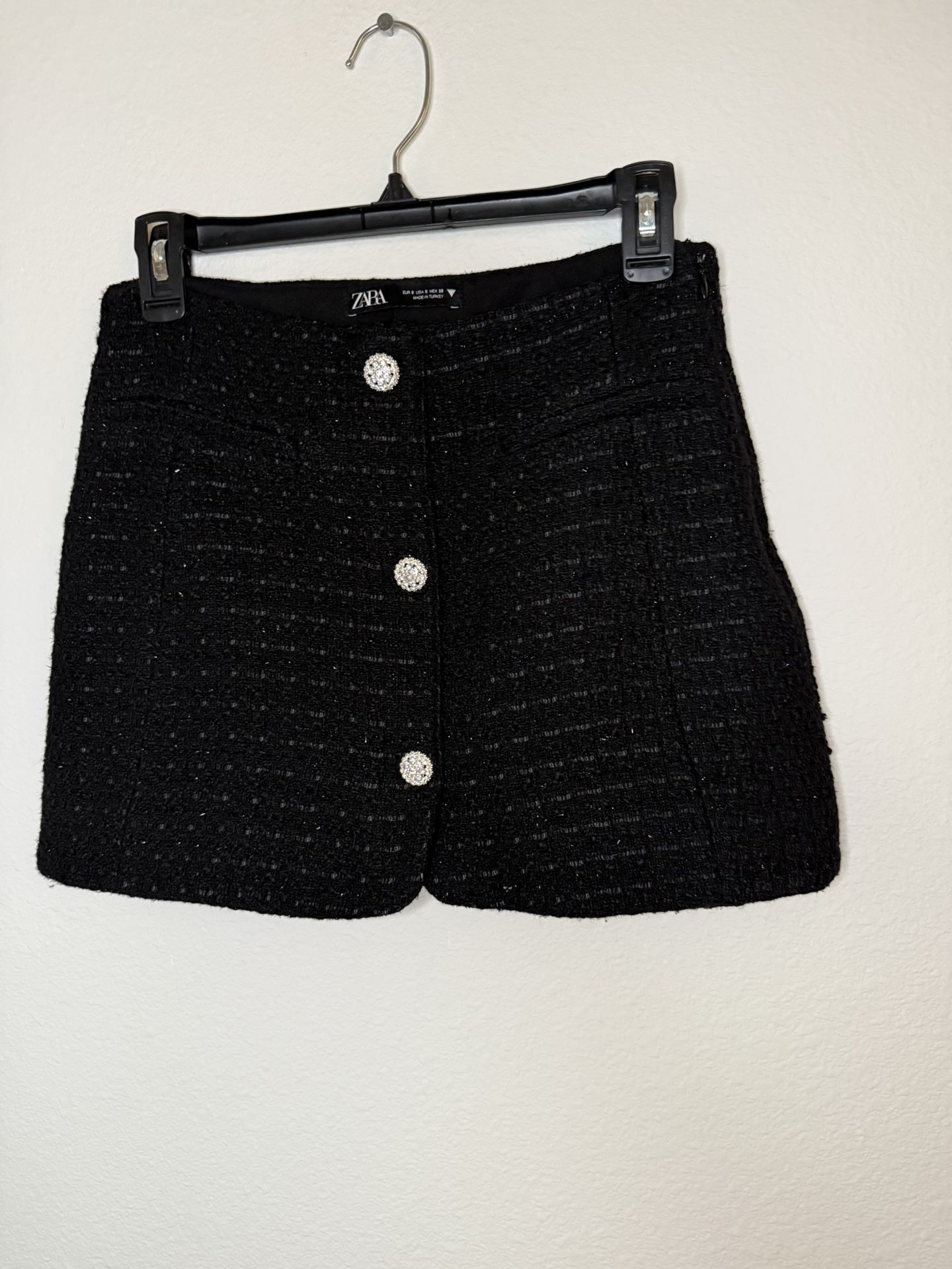 CLOSET SALE/ Zara Tweed Sparkle Skirt 