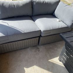 Grey Outdoor Chairs And Cushions 