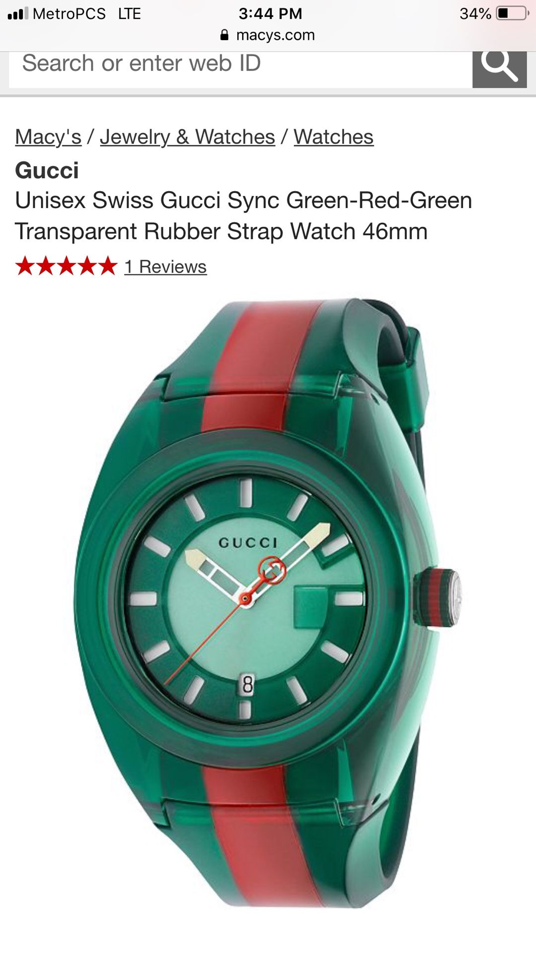 Gucci watch macys hotsell