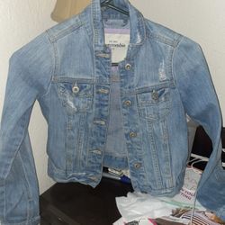 Little Girls Abercrombie Jean Jacket Size M