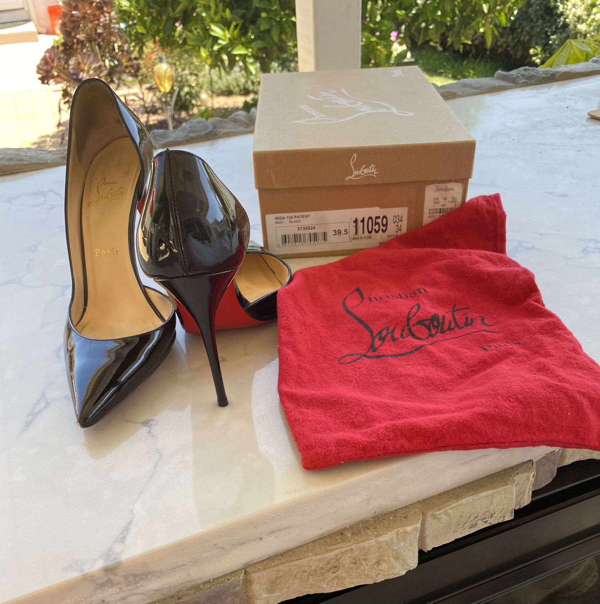 Authentic Christian Louboutin Iriza 100 Pumps