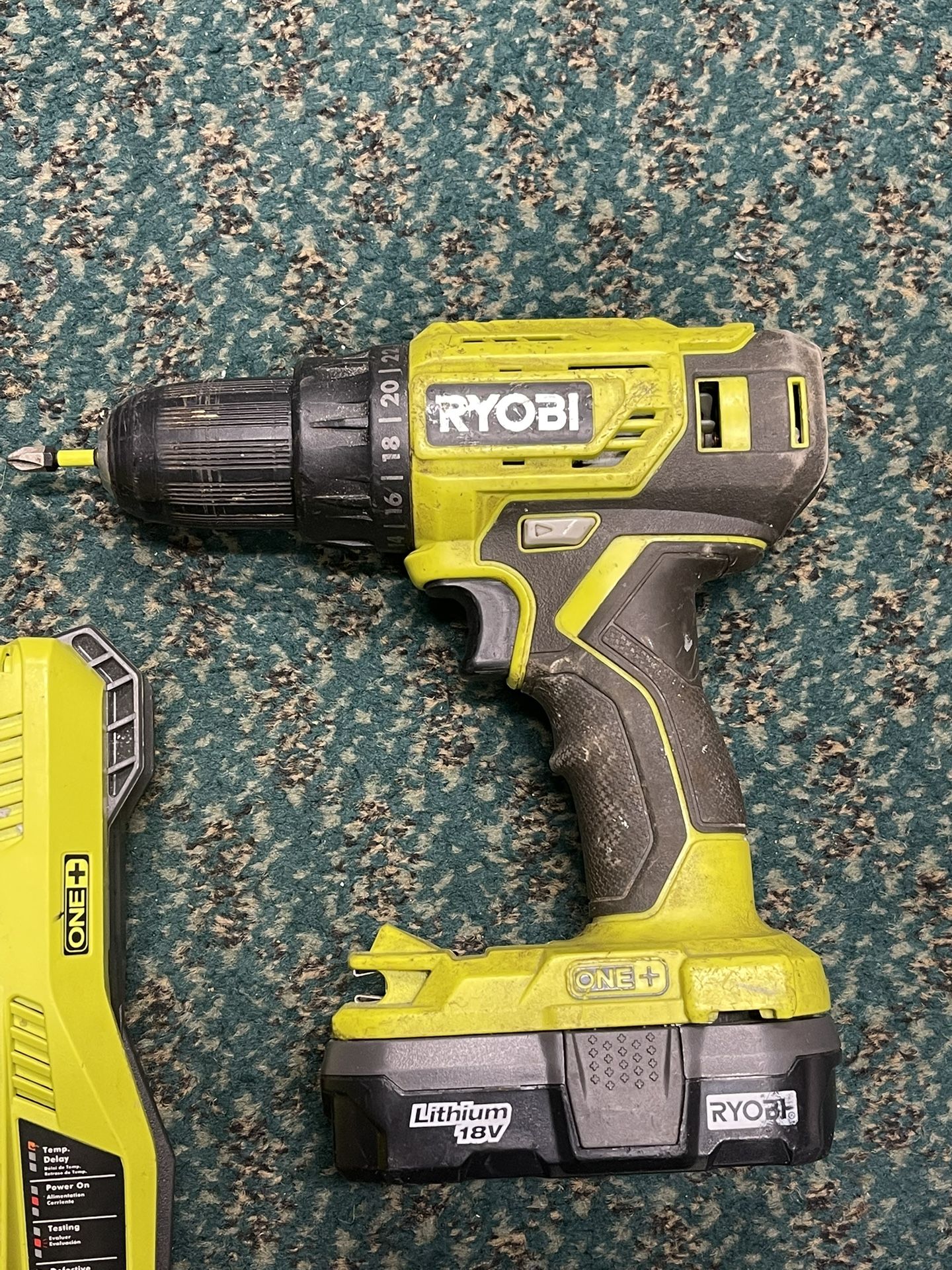 TOOLS-POWER RYOBI W BATTERY P208B