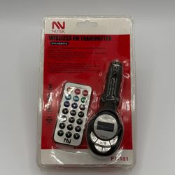 NEW Nutek Electronics FT-101 Wireless FM Transmitter