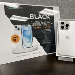Black Friday Deals! iPhone 15 Pro Unlocked 128Gb - White