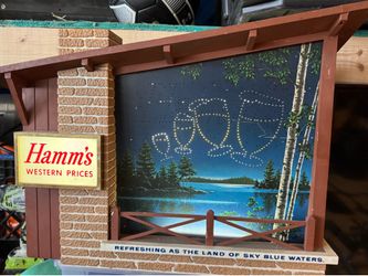 Vintage Hamms Beer sign