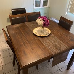 Dining Set Two Chairs One Bench