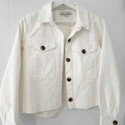 Xs Amour Vert cropped swing jacket