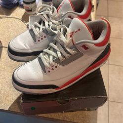 Jordan 3 Fire Red Size 12