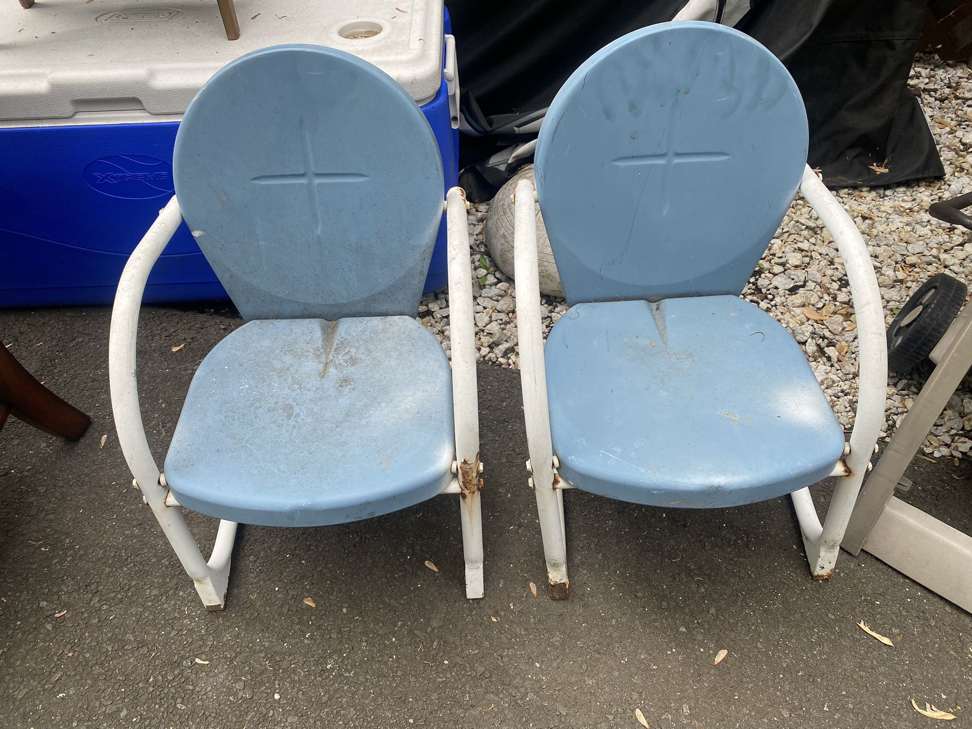 Two Kids Outdoor Chairs 