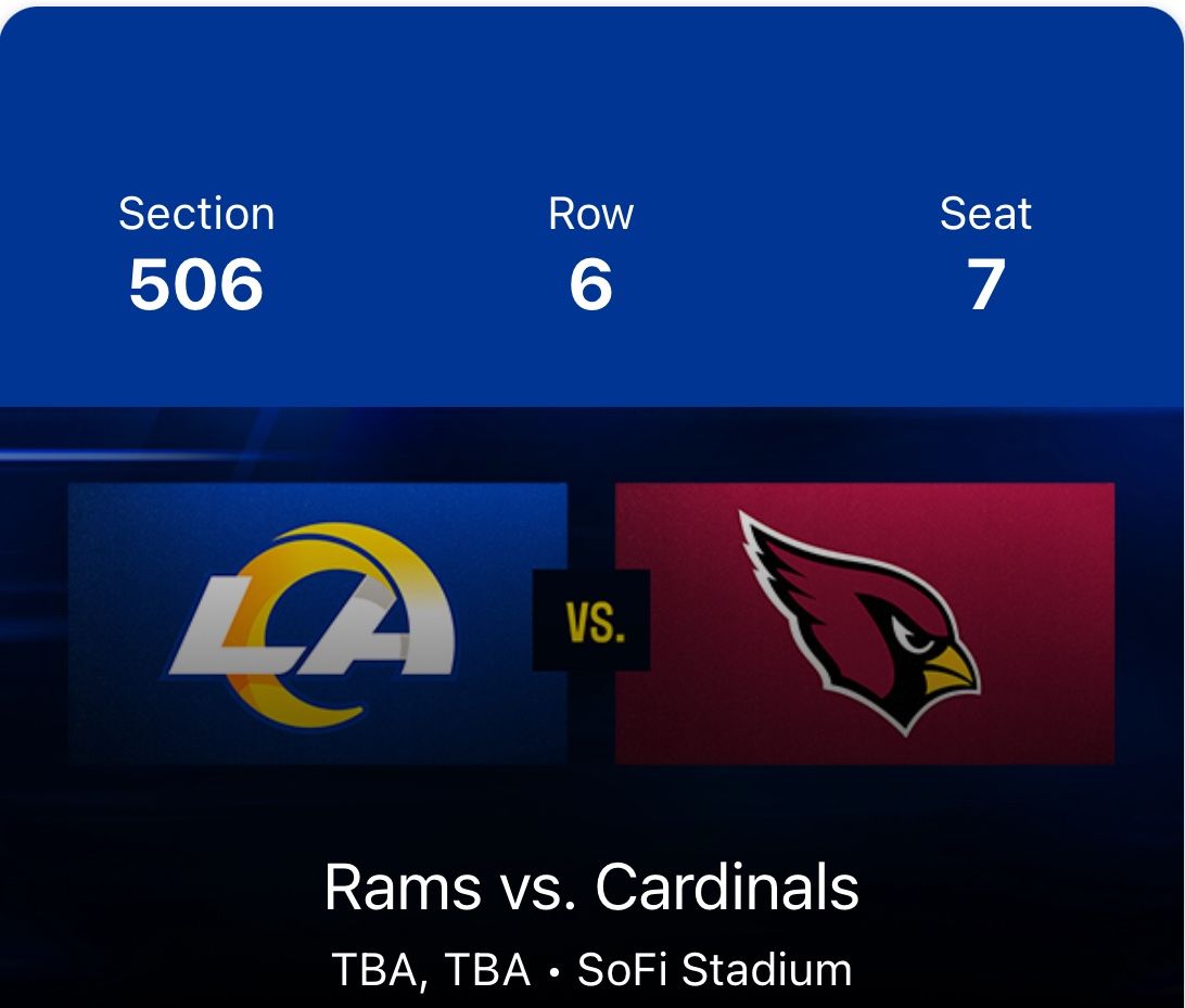 Rams Vs Cardinals